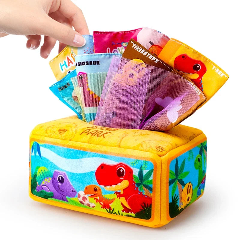 קופסת טישו חושית מונטסורי לתינוק – ג׳ונגל
