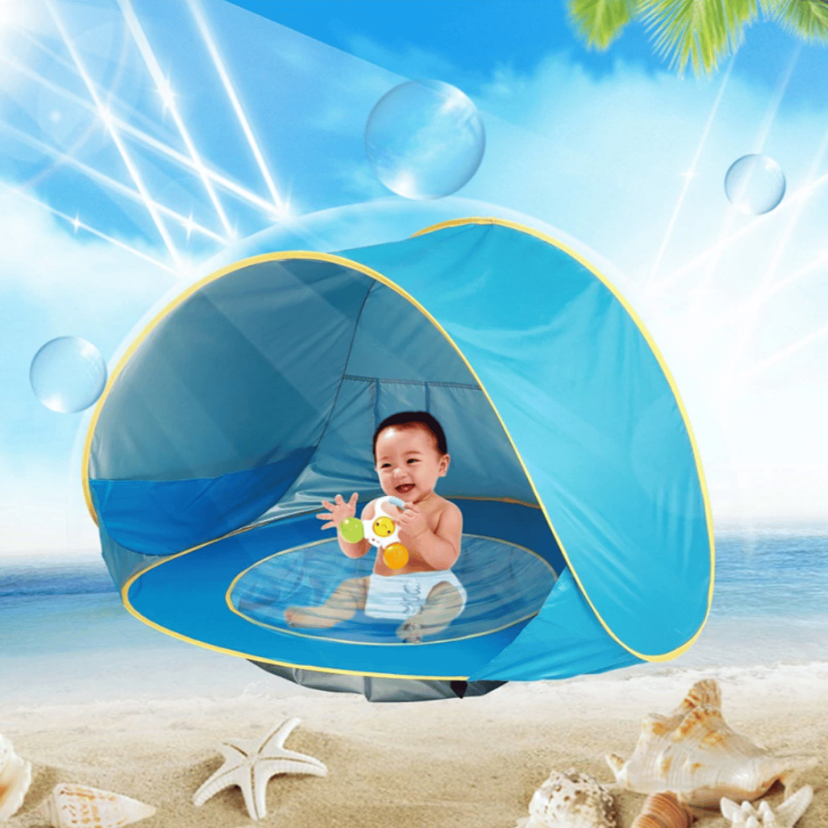 אוהל בריכה נפתח לתינוק Elin – תמונת מוצר