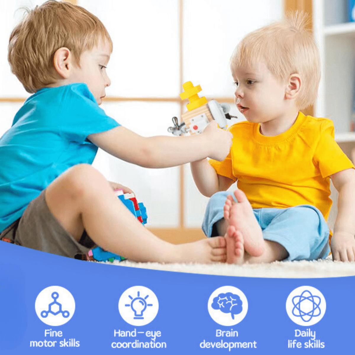 קוביית פעילות מונטסורי – תמונת מוצר