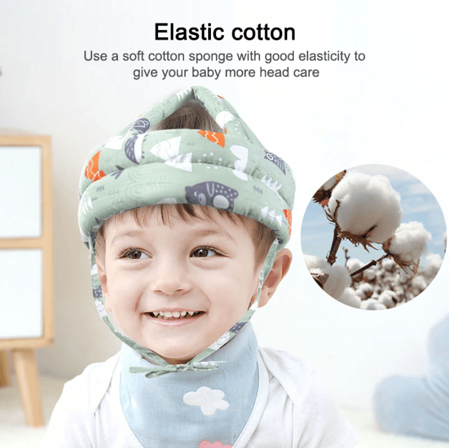 מגן ראש מלא לתינוק Lenny – יער ורוד