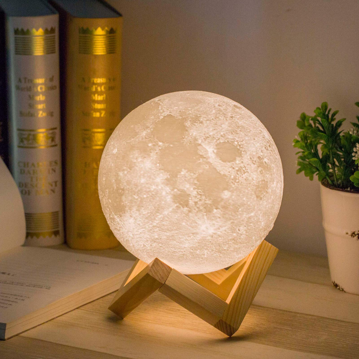 מנורת ירח קלאסית Luna – Large (20cm)