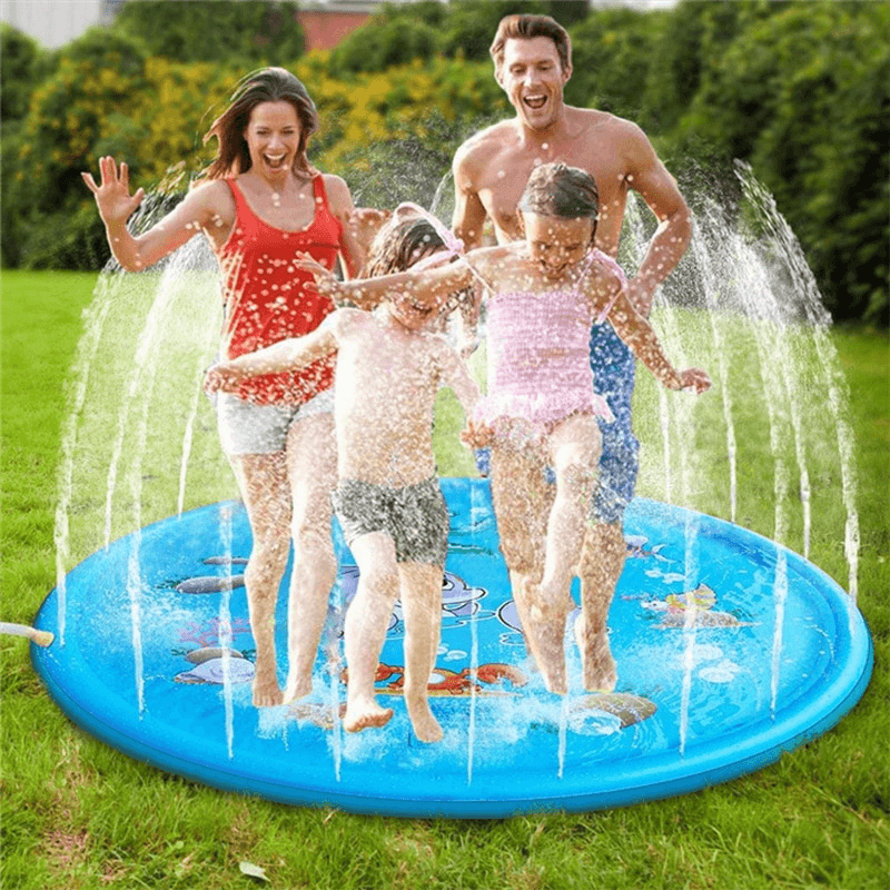 משטח התזת מים חיצוני Luxy – דולפין תכלת 67 in / 170 cm