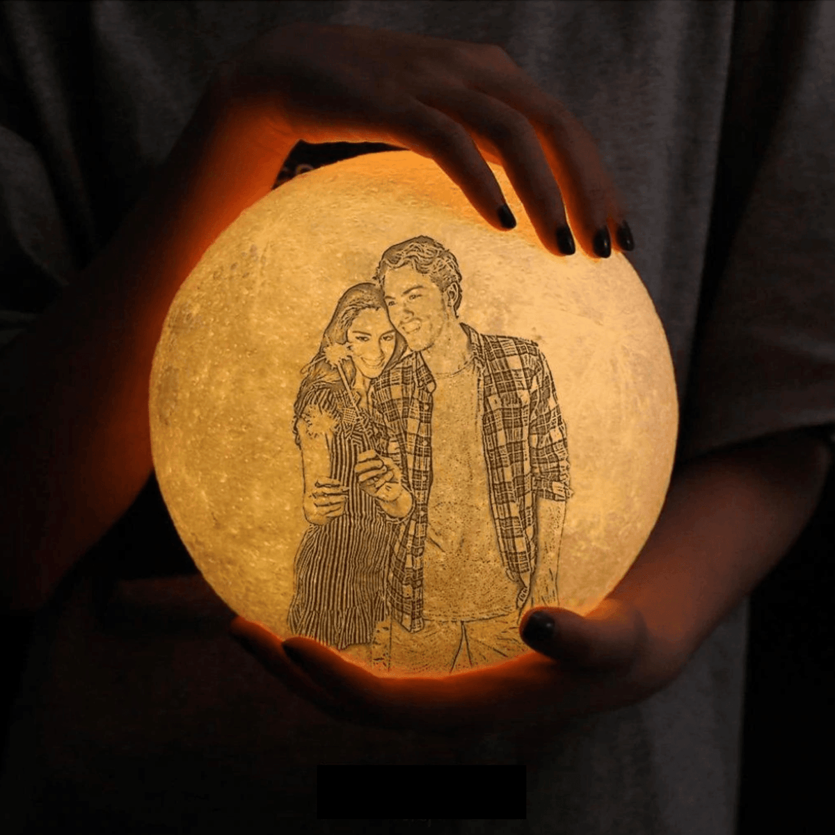 מנורת ירח אישית – תמונת מוצר